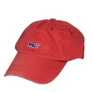 Vineyard Vines Baseball Cap Rosey Red Cotton Men's Small Adjustable